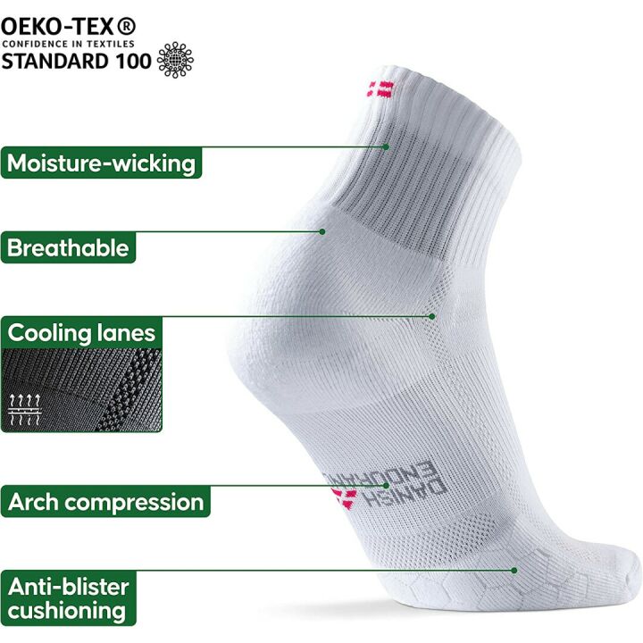 DANISH ENDURANCE Running Socks for Long Distances