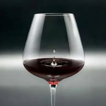 AtMU Handblown Extra Large Wine Glasses Set of 2