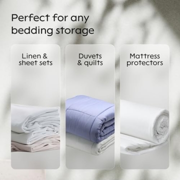 Niagara 4 Pack Bed Sheet Organizers for a Tidy Closet