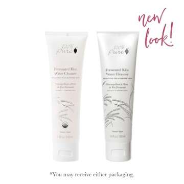 100% Pure Fermented Rice Water Cleanser - Daily Face Wash for All Skin Types