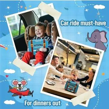 TRADER Z'S-New Travel Activity Kit for Kids, Kids and Toddlers Travel Toys, Car Road Trip Essentials, Kids Airplane and Vacation Must Have, Kids Camping Essentials, Kids Travel Games, Sensory Toys.