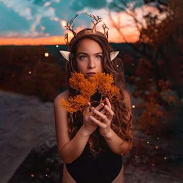 YANZHAN 15 Pair Fairy Pixie Elf Ears for Cosplay Halloween Christmas Any Themed Party - Natural Complexion, Short Style