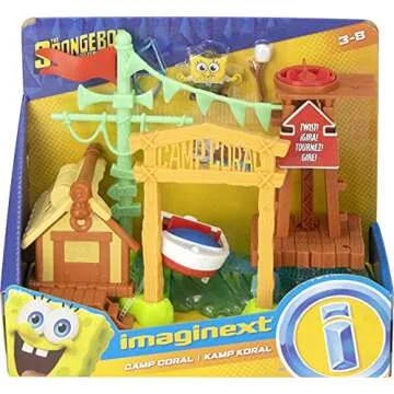 Imaginext SpongeBob Camp Coral Playset for Kids Ages 3+