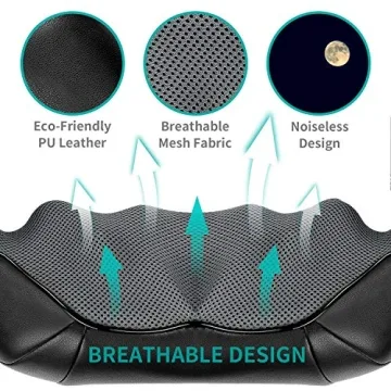 Nekteck Shiatsu Neck Massager with Soothing Heat