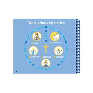 A Little Catholic's First Rosary Book: The Glorious Mysteries Bead-by-Bead Picture Prayer Book