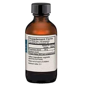Wise Woman Herbals – Eleuthero Concentrate - Siberian Ginseng - Adrenal Health Support - Promotes Mental Endurance & Healthy Energy Levels - Aids Temporary Stress - Balances Mood & Stamina (2 oz)