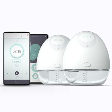 Elvie Double Wearable Breast Pump: Hands-Free, Quiet & Discreet for Busy Moms