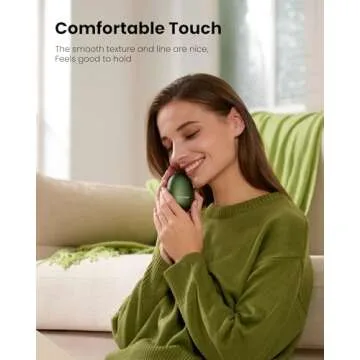 Gaiatop Hand Warmers Rechargeable 2 Pack, Magnetic 3 Settings Fast Heating Avocados Shape, Electric Portable Pocket Heater, Reusable Hot Hands Gifts for Women Men Outdoor Camping Hunting Golf