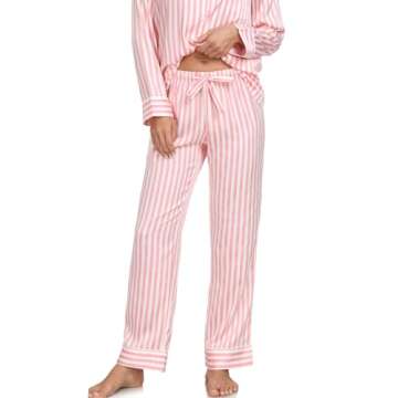 Serenedelicacy Satin Pajama Set for Elegant Comfort