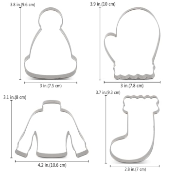 LILIAO Holiday Cookie Cutter Set - Perfect for Family Fun