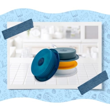 Fermentaholics Silicone Stretch Lids for Mason Jars 4 Pack