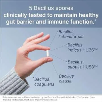 Microbiome Labs MegaSporeBiotic Spore-Based Probiotics (180 Capsules) + Mega IgG2000 - Dairy-Free Bovine Serum Capsules Immunoglobulin Supplements to Support Gut Health & Detox (120 Count) -2 Products