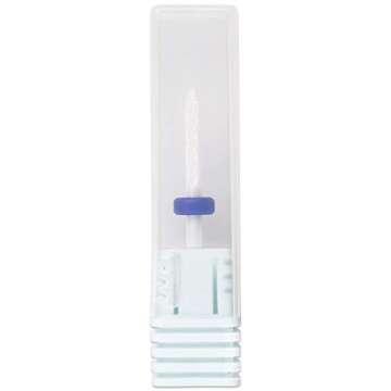 PANA 3/32" Under Nail Cleaner Ceramic White Nail Drill Bit for Manicure, Pedicure, and Acrylic (Grit: Medium - M, 1pc)