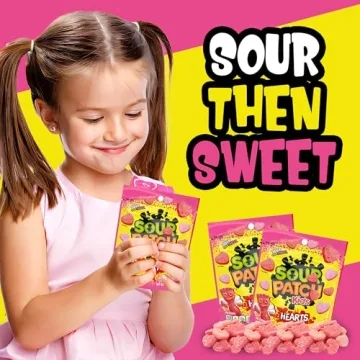 Valentine's Day Soft & Chewy Candy Hearts for Kids