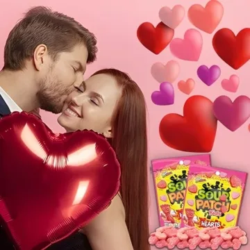 Valentine's Day Soft & Chewy Candy Hearts for Kids
