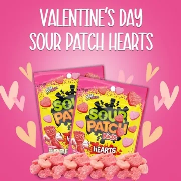 Valentine's Day Soft & Chewy Candy Hearts for Kids