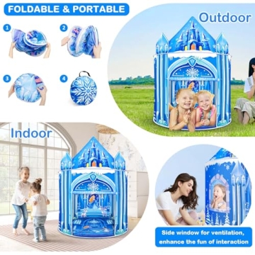 Kids Toys for Girls, Large Kids Tent for Imaginative Play