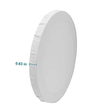 IVON 4pcs Round Canvas Set for Creative Painting Fun