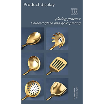 Elegant AQUAX Stainless Steel Kitchen Utensil Set with 7 Pieces