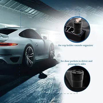 Compact FIOTOK Car Trash Can Perfect for Any Vehicle