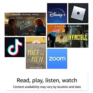 Like-New Amazon Fire 7 tablet (newest model) 7” display, read and watch, under $60 with 10-hour battery life, 16 GB, Black