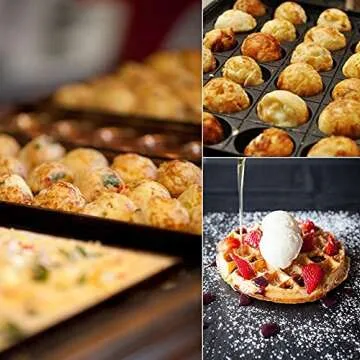 Jadeshay Batter Dispenser, Stainless Steel Pancake Batter Dispenser, Piston Funnel Dispenser with Stand for Takoyaki Baking Cake Desserts 8MM