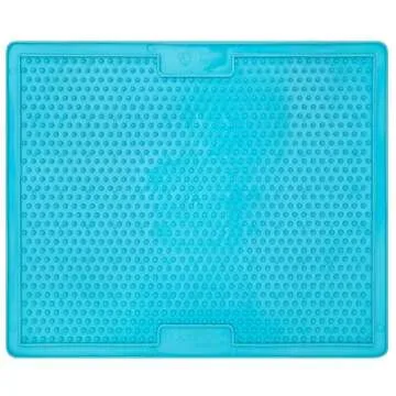 LickiMat X Large Breed Soother Dog Lick Mat Dog Calmer Slow Feeder, Anxiety Reliever Alternative to Puzzle Toys, Slow Feeding Bowls. Use Peanut Butter, Wet Food, Raw Food, Mixed Food, Healthy Treats