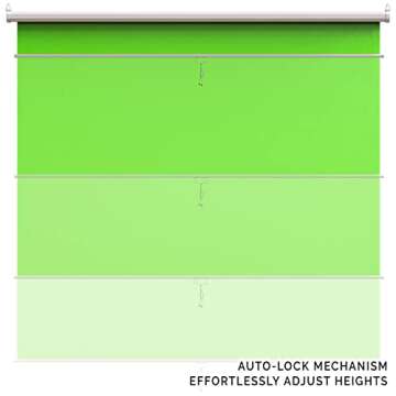 KHOMO Gear Green Screen - 84 x 84 inch Portable Backdrop