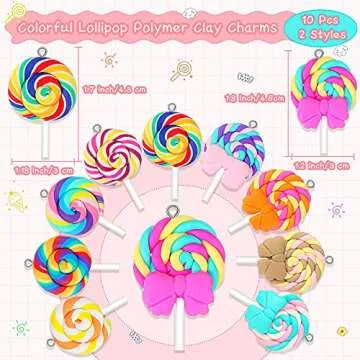 Yinkin Candy Pendant Charm Set for Creative Jewelry Making