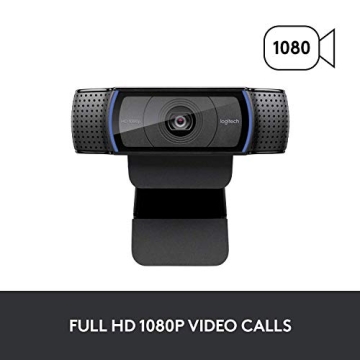 Logitech C920 HD Pro Webcam with Built-In Microphone