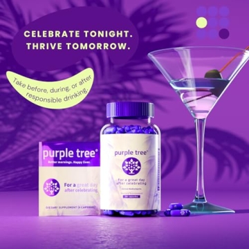 Purple Tree Wellness Vitamins for Celebrations and Hangovers