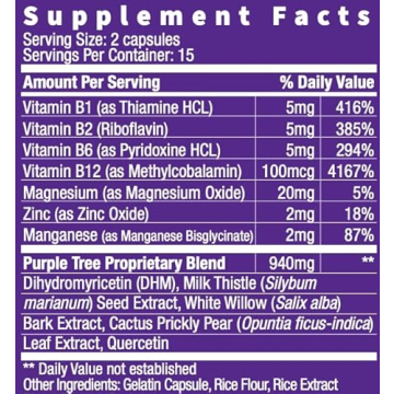 Purple Tree Wellness Vitamins for Celebrations and Hangovers