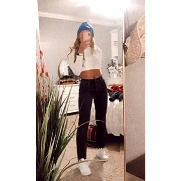 Stylish LAGSHIAN Long Sleeve Crop Top for Women