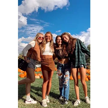 Stylish LAGSHIAN Long Sleeve Crop Top for Women