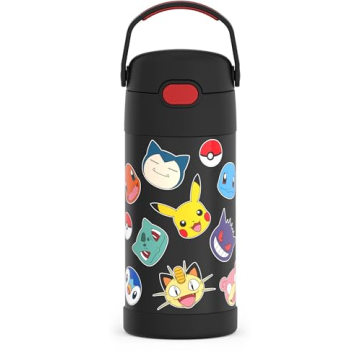 THERMOS Pokémon Water Bottle - 12 oz Fun and Insulated