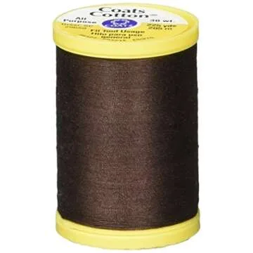 Coats Thread & Zippers General Purpose Cotton Thread, 225-Yard, Chona Brown