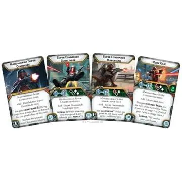 Star Wars: Legion Mandalorian Super Commandos Unit Expansion - Tabletop Miniatures Game, Strategy Game for Kids and Adults, Ages 14+, 2 Players, 3 Hour Playtime, Made by Atomic Mass Games