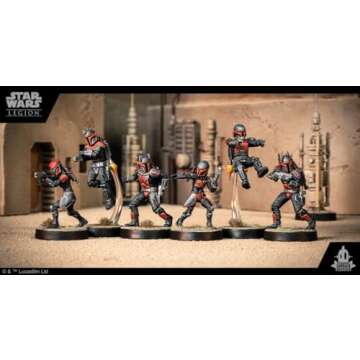Star Wars: Legion Mandalorian Super Commandos Unit Expansion - Tabletop Miniatures Game, Strategy Game for Kids and Adults, Ages 14+, 2 Players, 3 Hour Playtime, Made by Atomic Mass Games