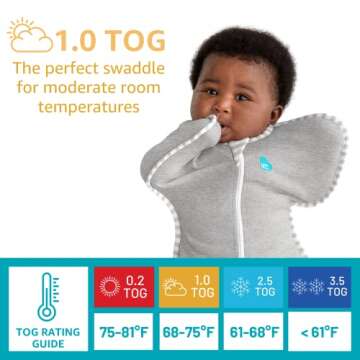 Love to Dream Swaddle UP, Baby Sleep Sack, Hip Dysplasia, Specially Designed Swaddle Up with a Wider fit at The Bottom so That it can be Worn Over a Hip dysplasia Harness or Brace, Dreamer, Medium