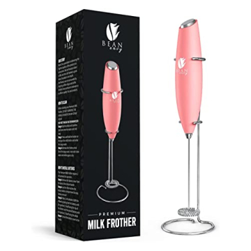Bean Envy Milk Frother Handheld for Coffee - Electric Hand Blender, Mini Drink Mixer Whisk & Coffee ...