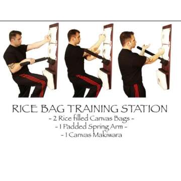 Warrior Martial Art Supply Wing Chun Rice Bag Trainer