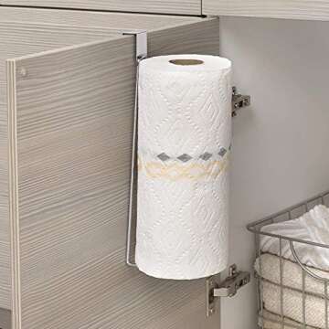 Spectrum Vertical Paper Towel Holder for Kitchen & Bathroom