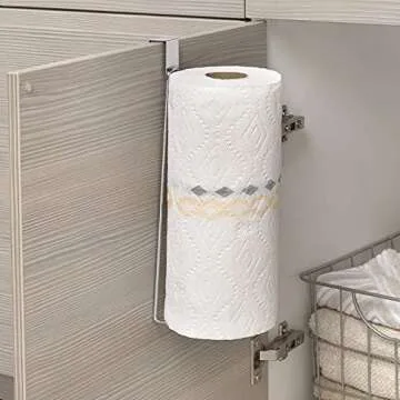Spectrum Vertical Paper Towel Holder for Kitchen & Bathroom