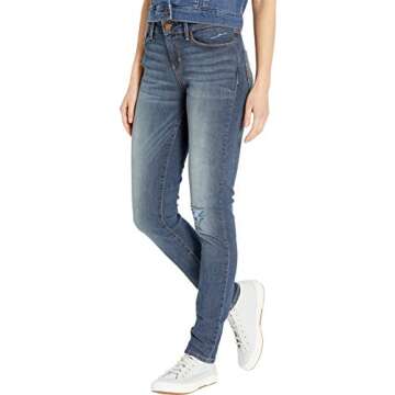Levi Strauss Signature Gold Women's Modern Skinny Jeans (Also Available in Plus), Dark Ivy, 4 Short
