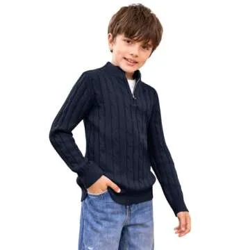 Zhaovi Toddler Boys Girls Sweater - Warm Winter Outfit