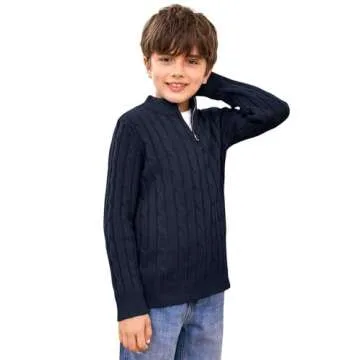 Zhaovi Toddler Boys Girls Sweater - Warm Winter Outfit