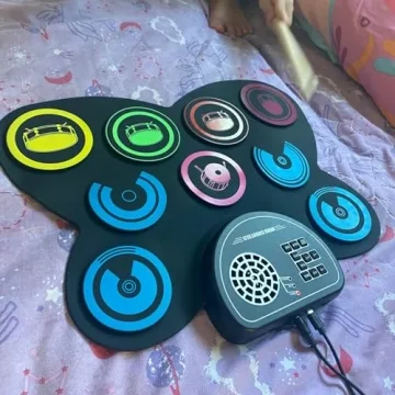 9-Pad Electronic Drum Set with Speaker & Accessories