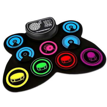 9-Pad Electronic Drum Set with Speaker & Accessories