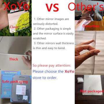 APHUIME Fogless Shower Mirror - Large Anti-Fog Design with Razor Hook