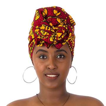 Vibrant African Headwrap for Stylish Occasions